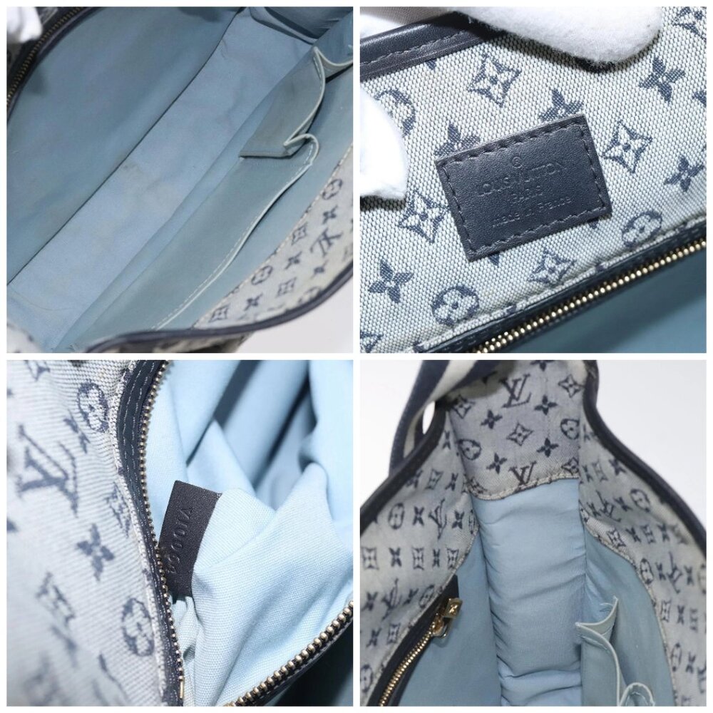 LOUIS VUITTON Monogram Mini Besace Mary Kate Bag Navy M92320 LV Auth ep8858 - Picture 14 of 15